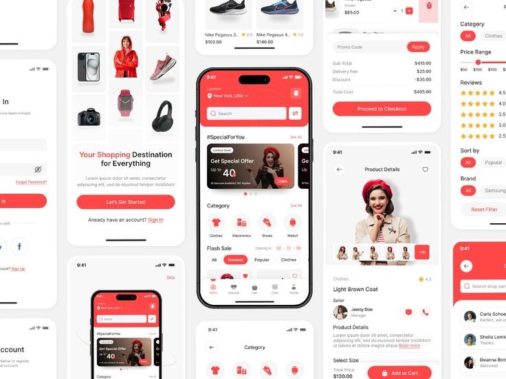 Ecommerce mobile app android & ios - portfolio - 2