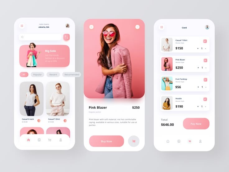 Ecommerce mobile app android & ios - portfolio - 1