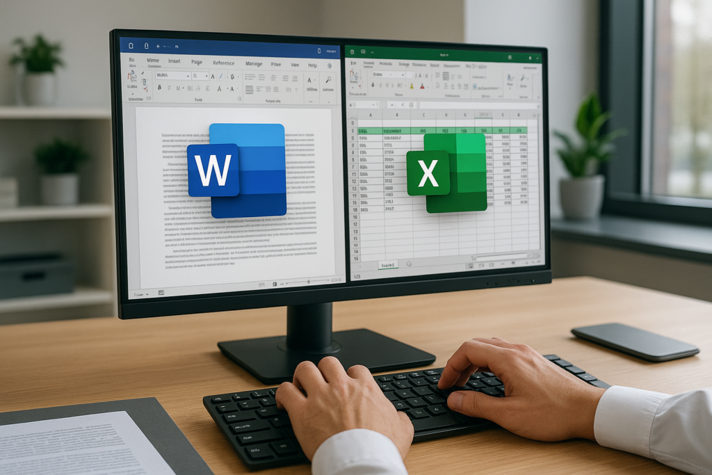 سأقوم بإدخال بيانات علي ملف word او excel  - portfolio - 0