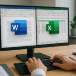 I will enter data on a Word or Excel file 