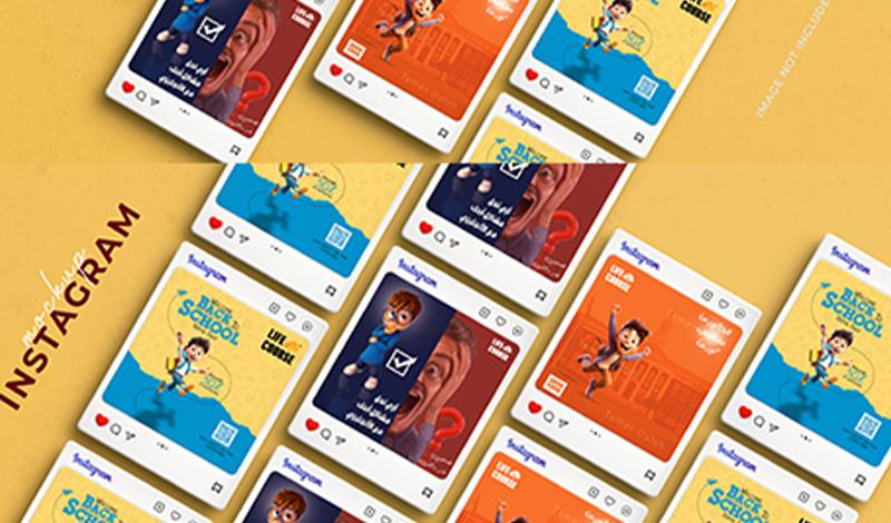 Conception de publications modernes sur les réseaux sociaux - portfolio - 0