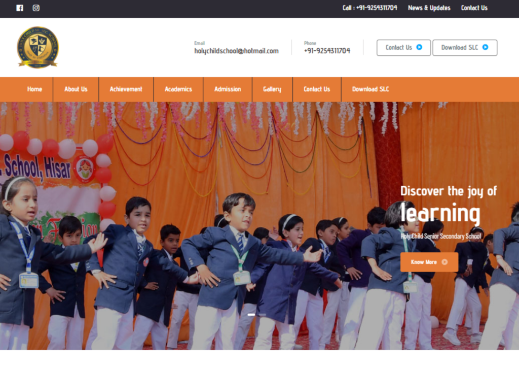 I will create your school website within 15 days - portfolio - 0