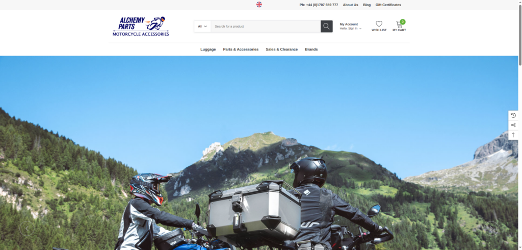 Alchemy Parts – Full eCommerce Store Setup in 15 Days on BigCommerce - portfolio - 0