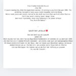 Je traduirai toutes les langues telles que l’arabe, l’anglais et l’allemand 