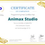 Certificate of Excellence