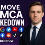 I will remove takedown harassing defaming and copyright or infringing content YouTube Facebook reddit Instagram onlyfans Google under DMCA 