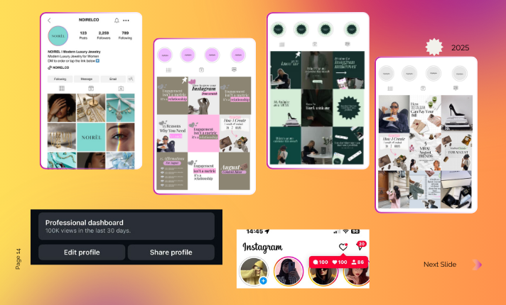 سأدير Instagram الخاص بك وأنموه لمدة 30 يوما - portfolio - 2