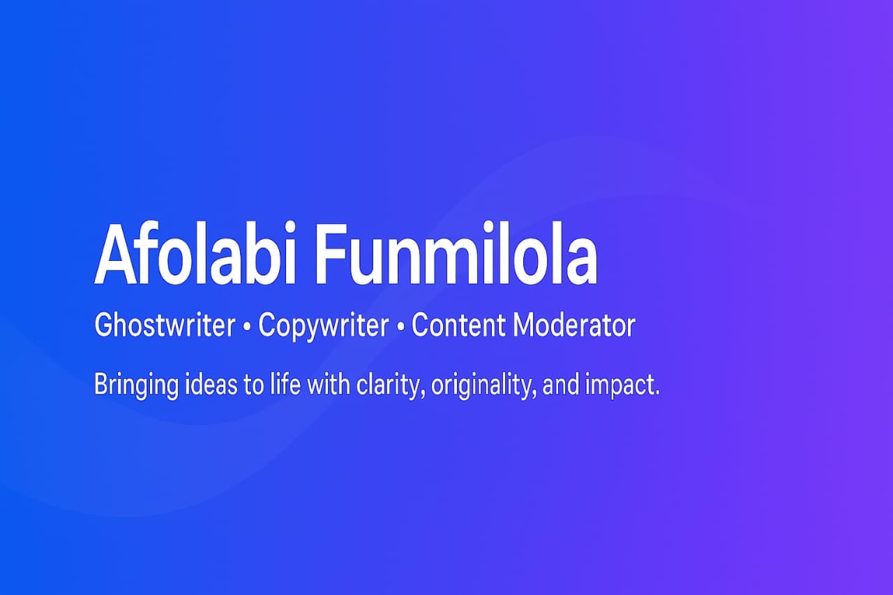 Funmilola Afolabi - cover