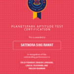 PLANETSPARK APTITUDE TEST CERTIFICATION