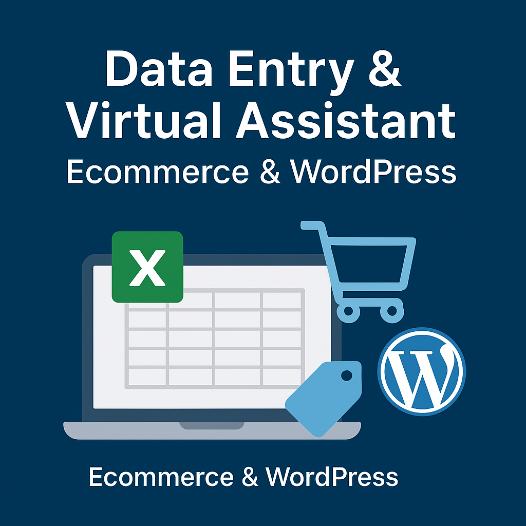 Data Entry & Virtual Assistant for Ecommerce Stores and WordPress Websites - portfolio - 1