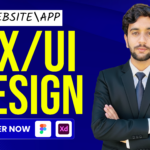 Je concevrai l’interface utilisateur de l’application mobile UX Web Design dans Figma - À distance