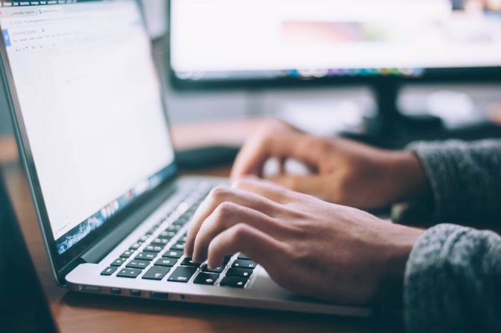 Data entry, content writing  - portfolio - 1