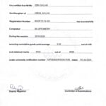Provisional Certificate