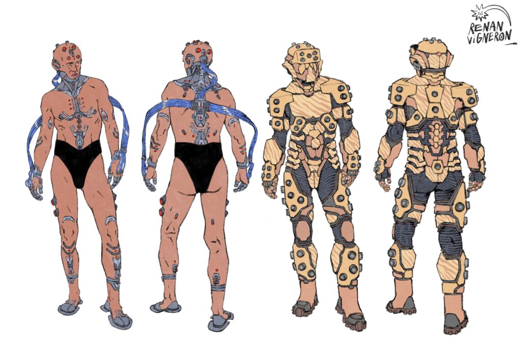 Conception de character design 2D professionnel  - portfolio - 2