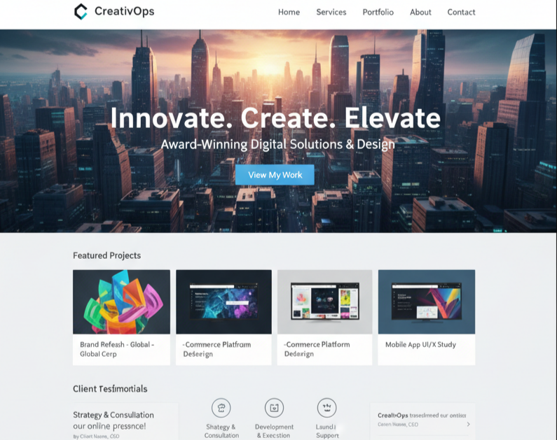 Je peux créer un site web professionnel en 12 à 24 heures - portfolio - 0