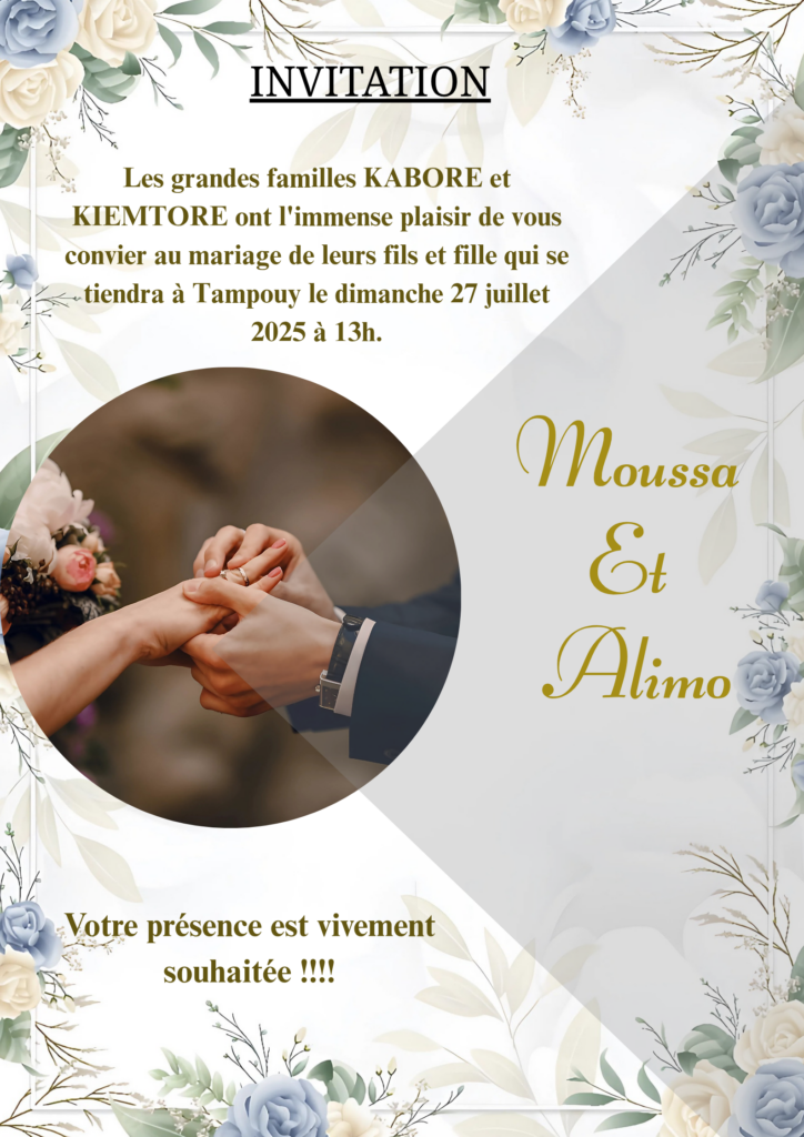 Je crée des affiches publicitaires, carte d'invitation(anniversaire, mariage et funérailles) - portfolio - 2