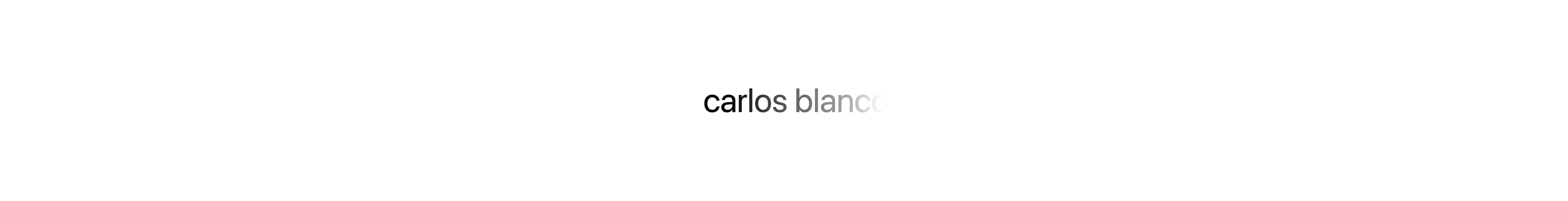 Carlos Blanco - cover