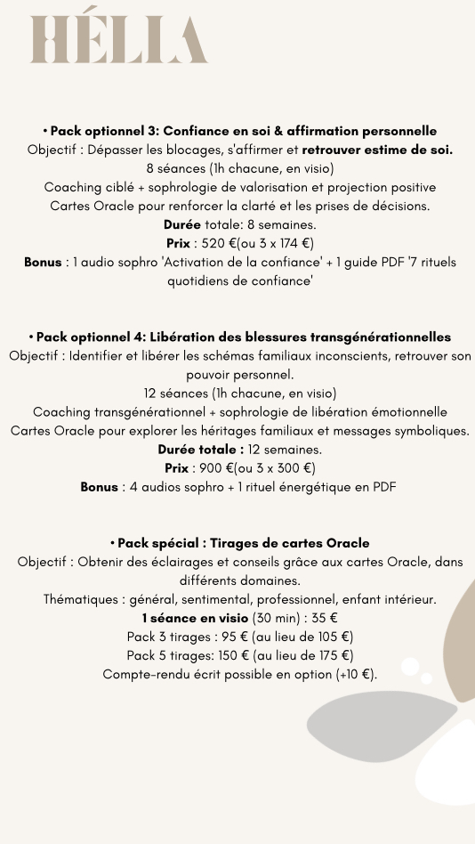 Helia Helia Coaching - portfolio - 2