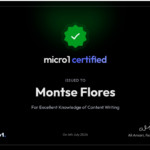 Micro1 Certified – Content Writing