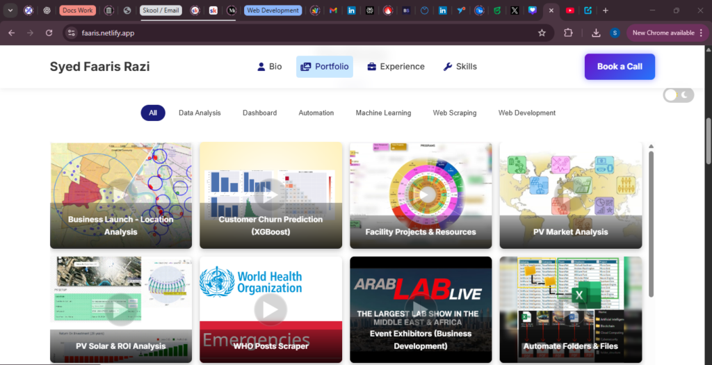 Syed Faaris Razi - portfolio - 0