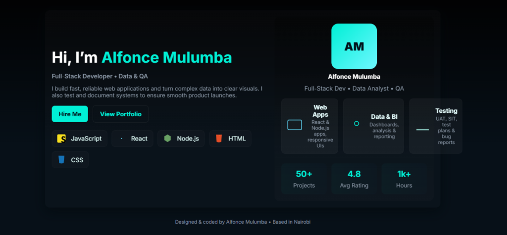 Alfonce Mulumba - portfolio - 0