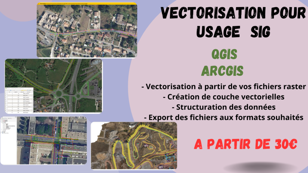 Je vais vectoriser vos cartes ou plans pour un usage SIG sous Arcgis ou Qgis - portfolio - 0