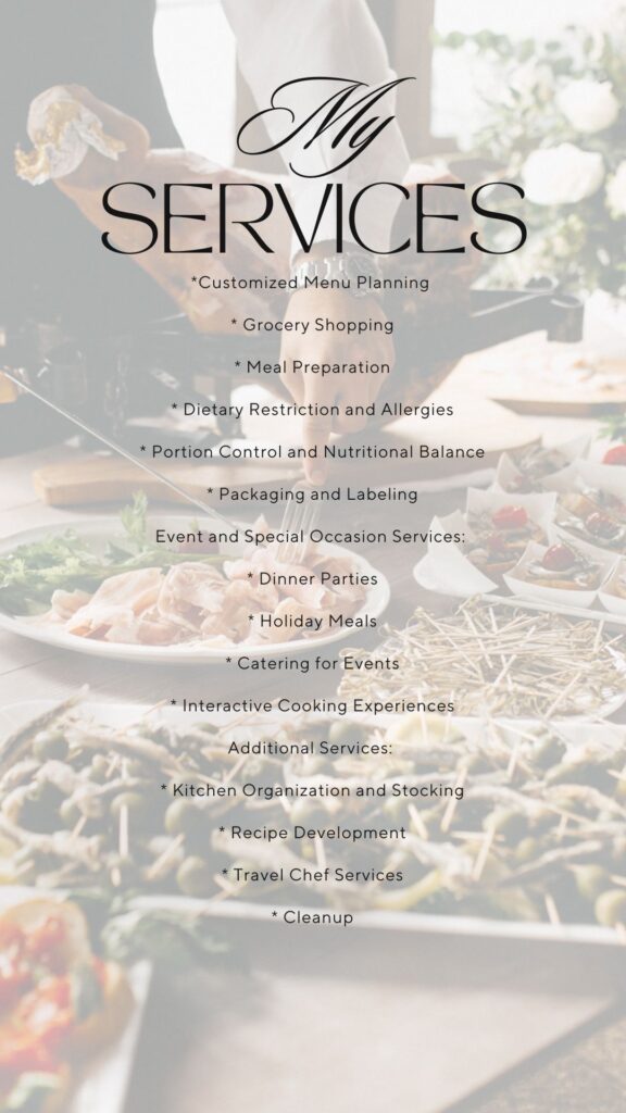 Services de chef personnel - portfolio - 0