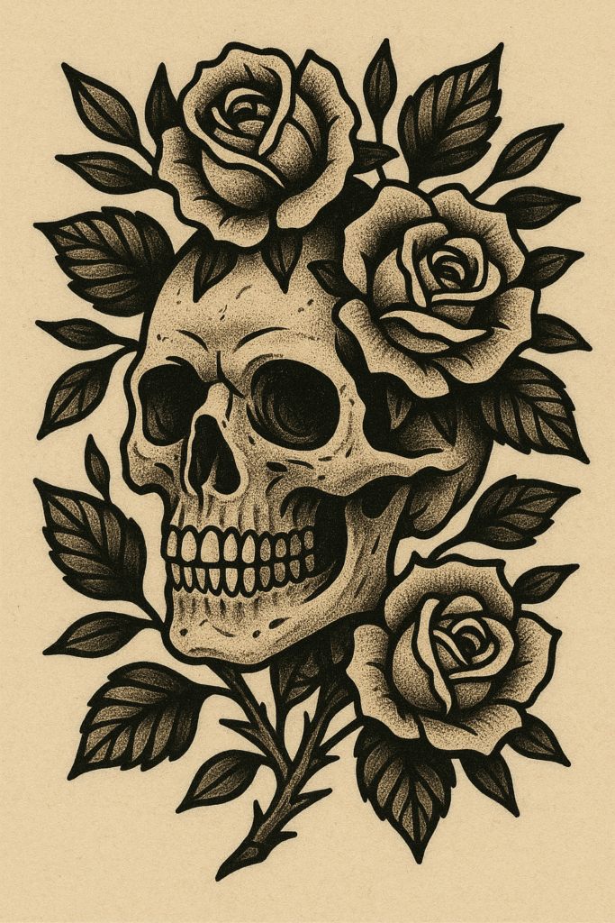 Bannière professionnelle de design de tatouage – Mettant en avant des concepts de tatouage traditionnels et modernes. - portfolio - 2