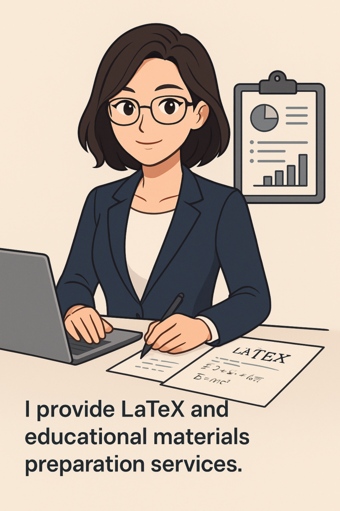 Préparez et formulez des recherches, tutoriels et tests de manière professionnelle en utilisant LaTeX, des services de saisie de données et des sacs de formation - portfolio - 0