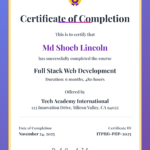full stack web developer