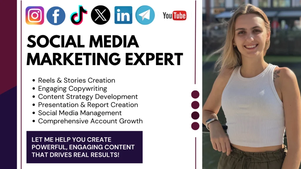 Je serai votre responsable marketing des médias sociaux et votre créateur de contenu - portfolio - 0