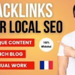 I will create French backlinks for your local SEO. - Remote