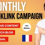 Je vais améliorer votre référencement grâce à une campagne mensuelle de liens entrants et de backlinks. - À distance