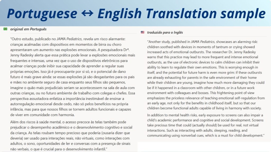 I will translate your text from English to Portuguese (or vice versa) - portfolio - 2