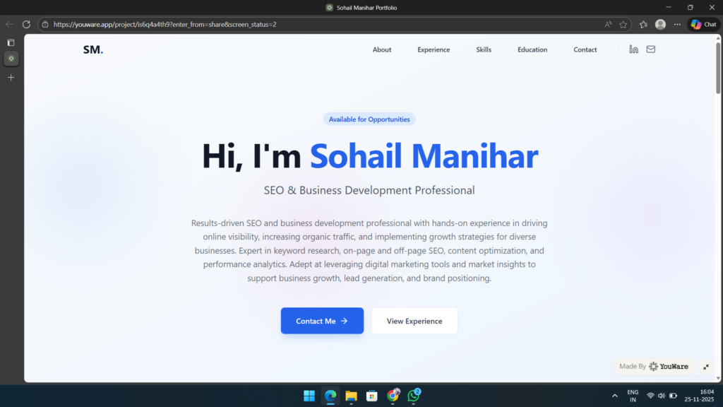 sohail manihar maqsood - portfolio - 0