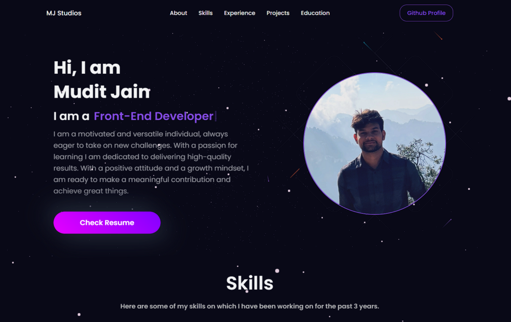 Mudit Jain - portfolio - 0