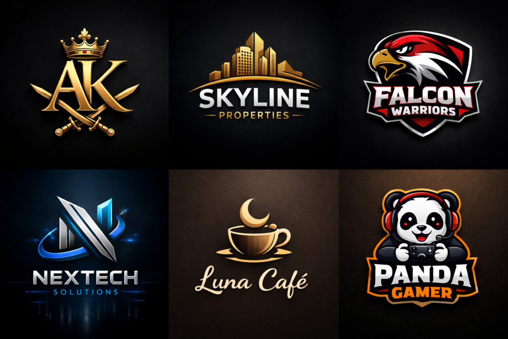 Modern logo design for businesses and stores - portfolio - 1