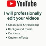 I will professionally edit your YouTube video within 20 minutes 