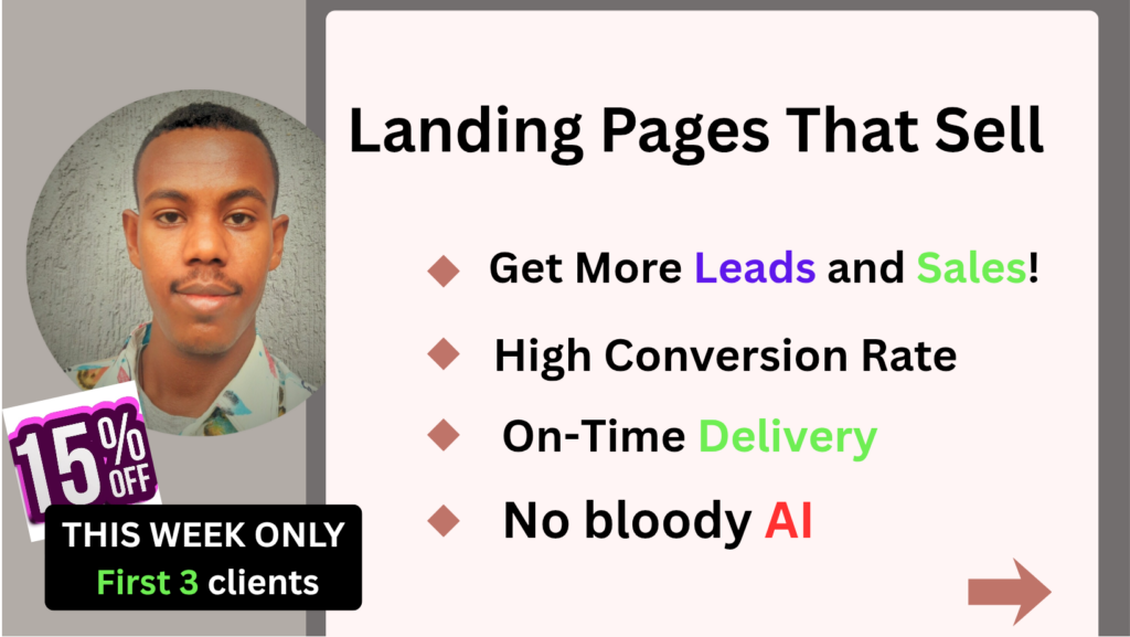 I will write high-converting, persuasive copy for your landing page. - portfolio - 0