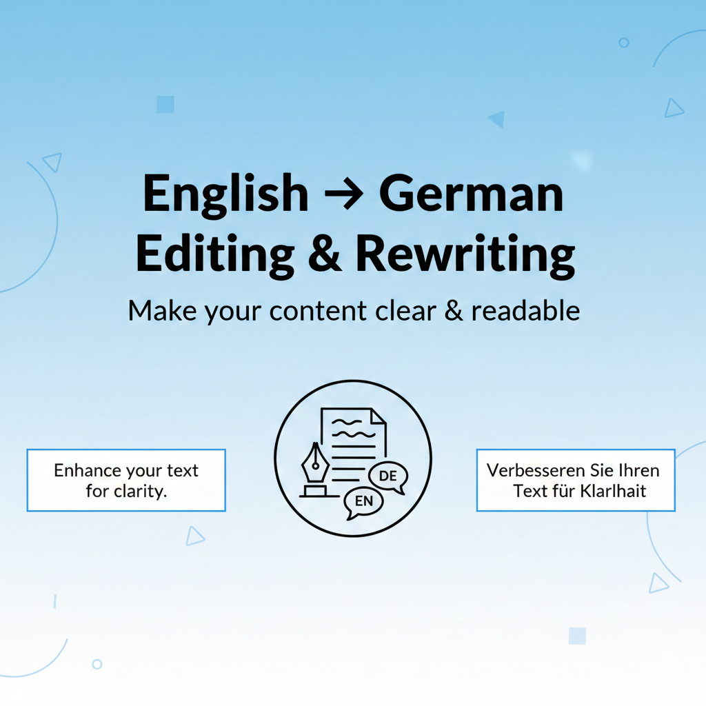 Je traduirai et éditerai du contenu anglais ↔ allemand de manière professionnelle - portfolio - 0