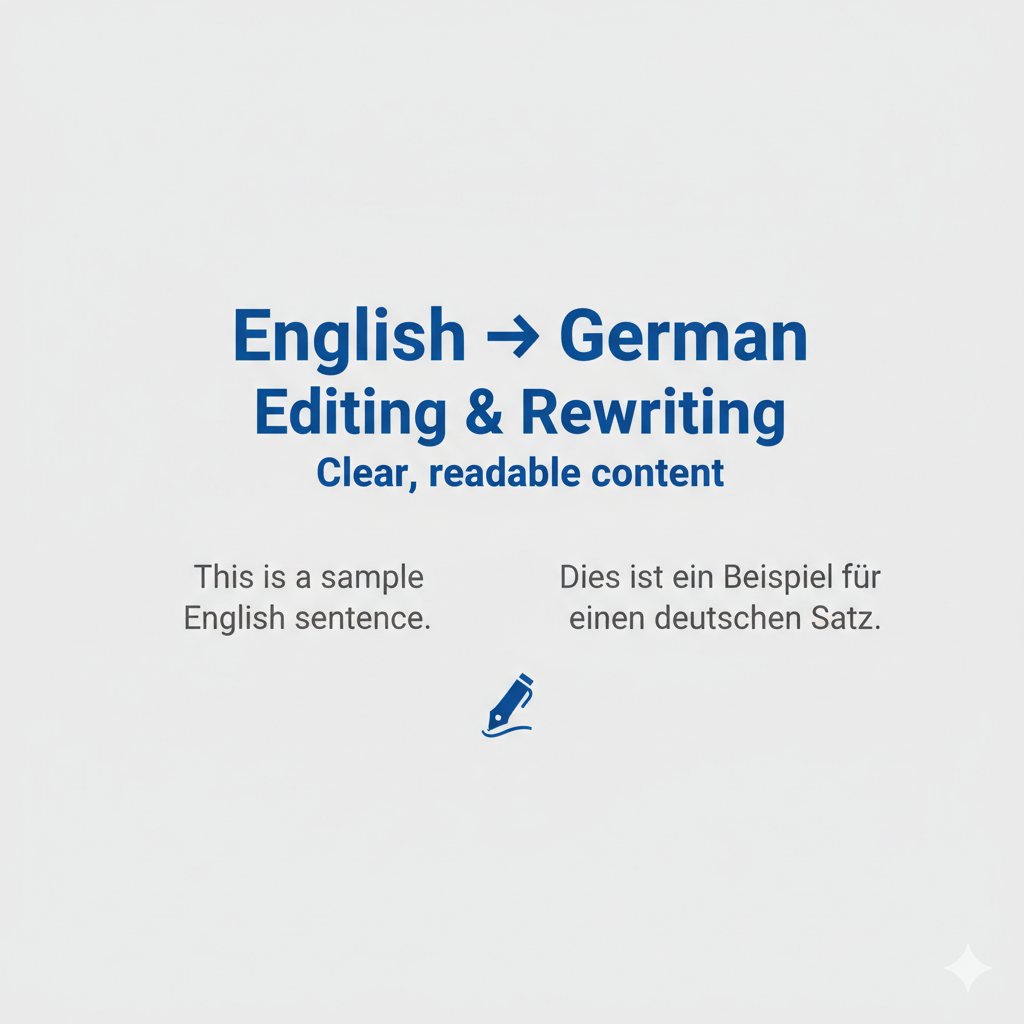 Je traduirai et éditerai du contenu anglais ↔ allemand de manière professionnelle - portfolio - 1