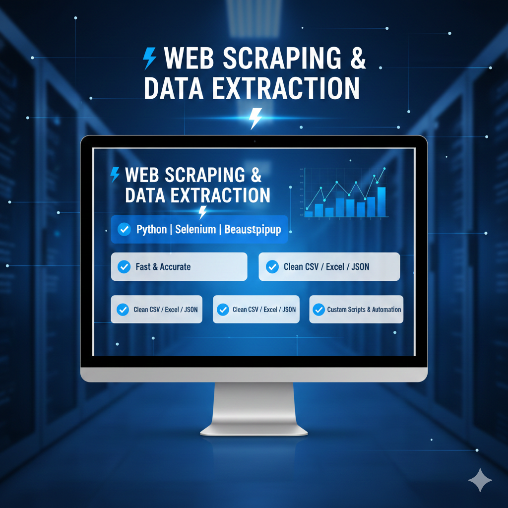 I will create powerful web scraping and datthona extraction scripts using AI - portfolio - 0