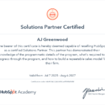 Hubspot Agency Partner Certification