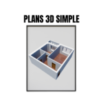 Plan 3D Simple - À distance