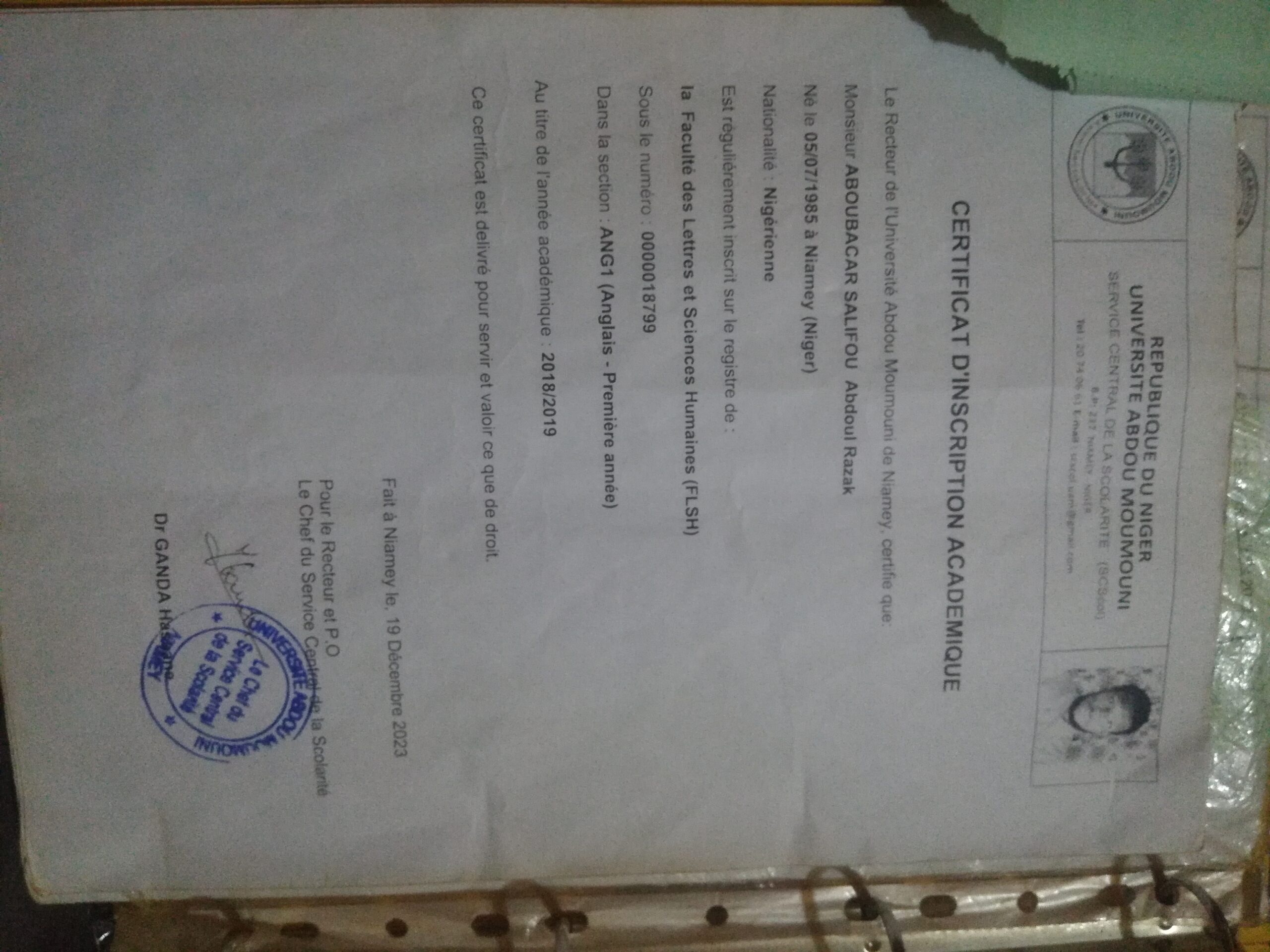 Abdoul Razak Aboubacar