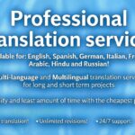 I will Translate your documents to multiple languages