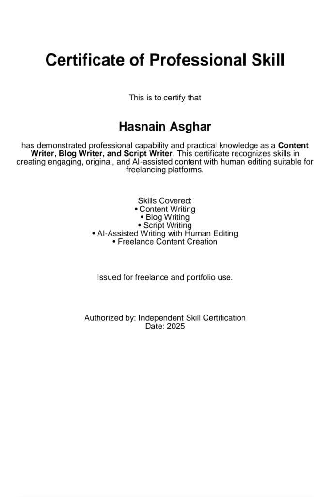 Hasnain Asghar - portfolio - 0
