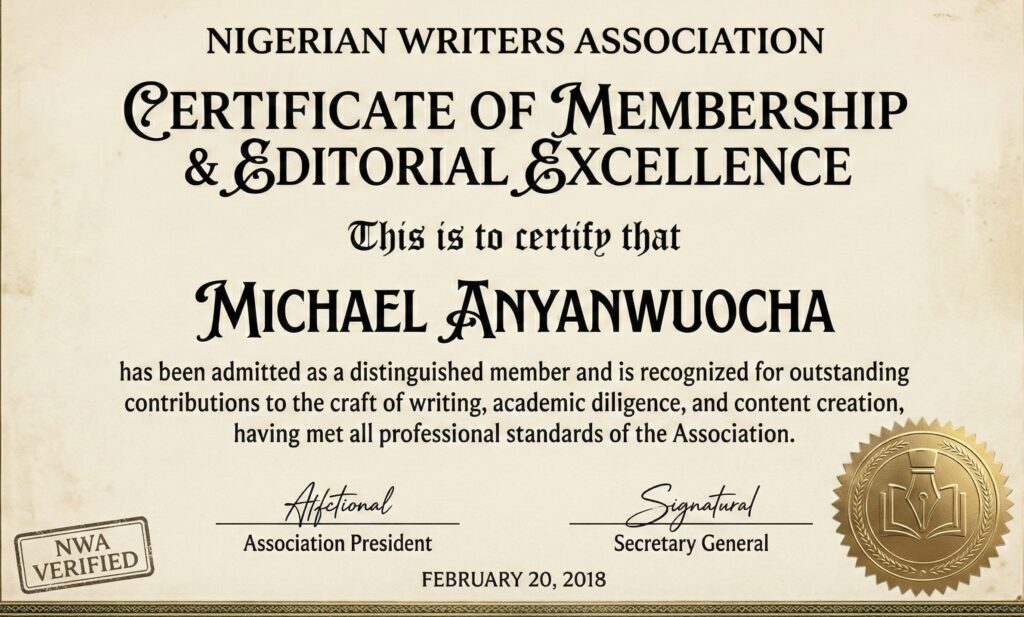 Michael Anyanwuocha - portfolio - 0