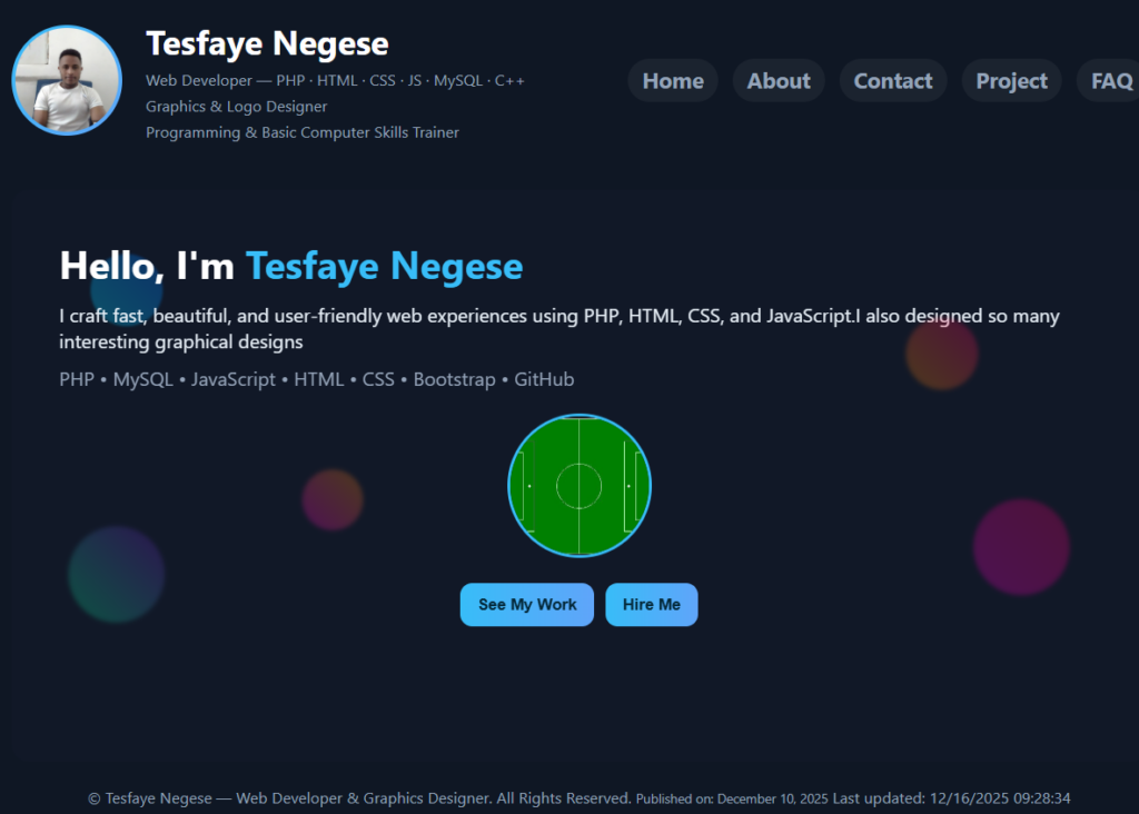 Tesfaye Tufa - portfolio - 0
