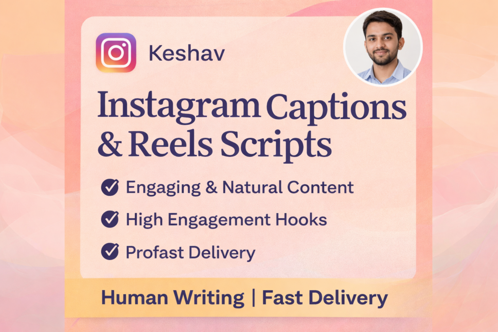 J’écrirai des légendes Instagram captivantes et des scripts de reels pour ton contenu - portfolio - 0